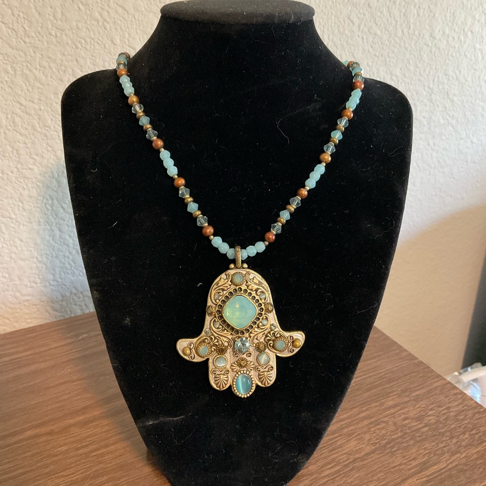 Michal Golan Hamsa Necklace